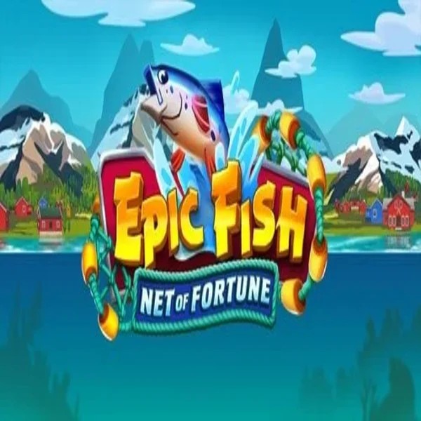 Epic Fish Net of Fortune online game logo by Quickspin on ally-spins.gr