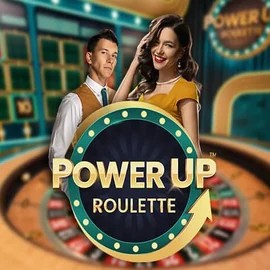 PowerUP Roulette logo by Pragmatic Play at AllySpin Casino