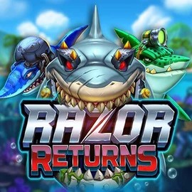 Razor Returns logo – Slots by Push Gaming at AllySpin Casino