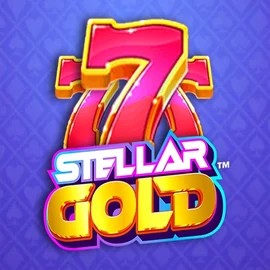 Stellar Gold slot logo by Snowborn Games at AllySpin Casino
